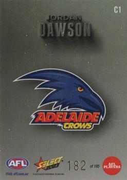 2023 Select AFL Footy Stars - Carbon #C1 Jordan Dawson Back